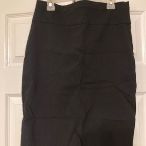Black, stretchy pencil skirt. Size small, from Maurices